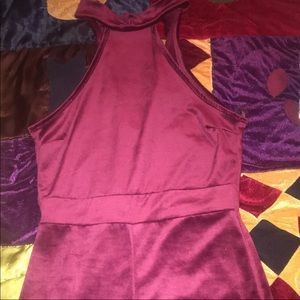 1 piece velvet outfit